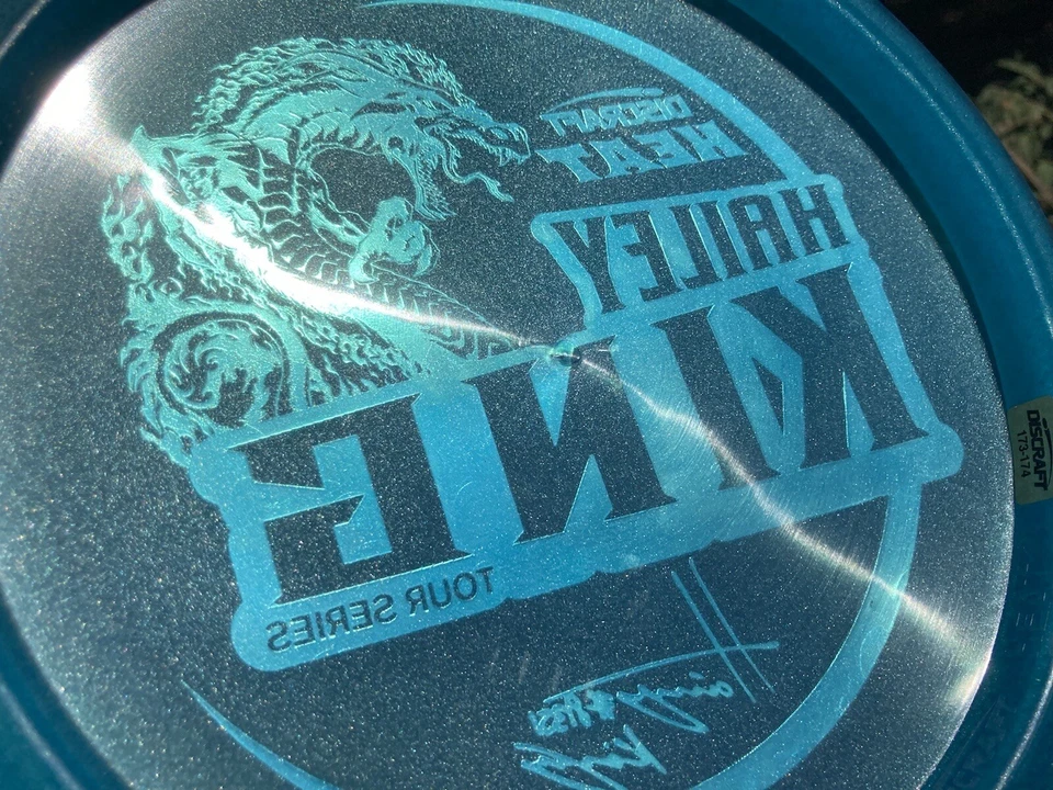 Discraft Tour Series Hailey King Heat-Shimmery Blue w WONDERBREAD Foil - Image 3 of 4