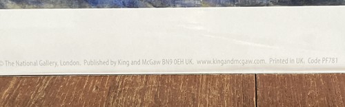 King and McGaw Pierre-Auguste Renoir The Skiff Print NEW SEALED Free UK Shipping - Picture 3 of 3