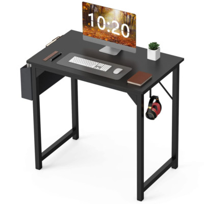 Small Computer Desk 31'' Simple Writing Mini Desk Home Office Space Laptop PC Mac