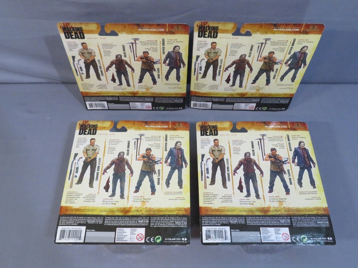 McFarlane Toys Walking Dead SERIES 1 FULL SET Rick Grimes McFarlane Toys Walking Dead SERIES 1 FULL SET Rick Grimes