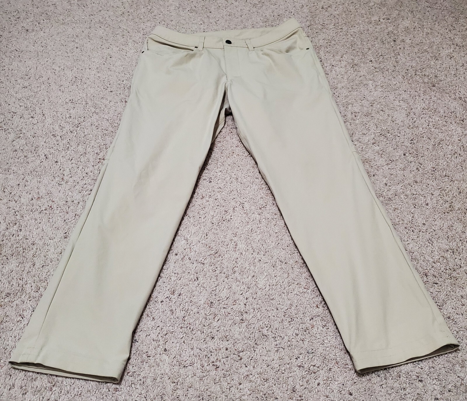 Mens Lululemon Tan Khaki Pants CA 35801 RN 106259 E4 Size 32 GUC READ eBay