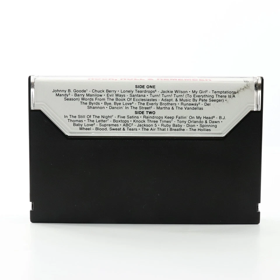 Dick Clark's Rock, Roll and Remember (Cassette Tape, 1983, CBS) BT 17213 TESTED - Image 2 of 4