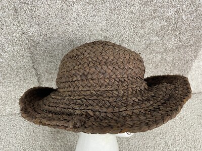 Kaminski Fedora Hat Mens One Size Straw Turn Up Brim Raffia  display picture 1