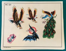 Spaulding and Rogers Tattoo Flash Sheet NC-20