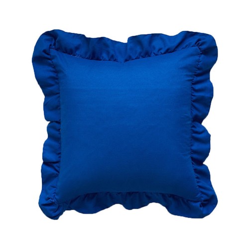 Side Edge Ruffle 1 Pair Pillowcase 100% Egyptian Cotton 800 TC All Color & Size - Foto 5 di 28