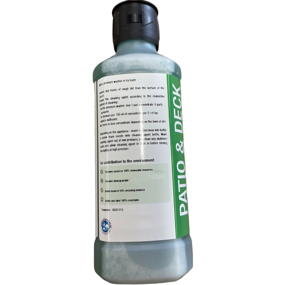 Patio & Deck Cleaner Concentrate Original Karcher 500ML Effective