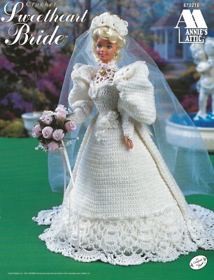 Free Crochet Pattern Crochet Barbie Clothing Sweetheart Bride