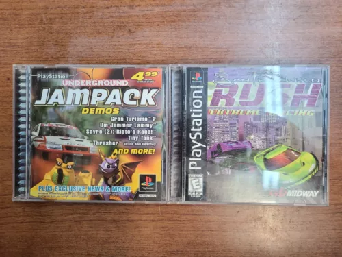 UNDERGROUND JAMPACK DEMOS WINTER '99 AND SANFRANCISCO RUSH EXTREME RACING PS1