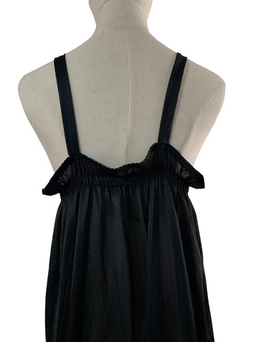 Vintage Nachthemd 70er 70s Goddess schwarz Spitze Maxi Spotlight Co L - Bild 5 von 8