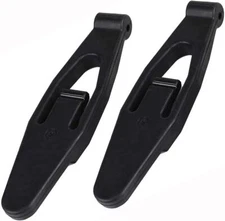 Hood Latch Base (2pcs) Compatible for Peterbilt Black 