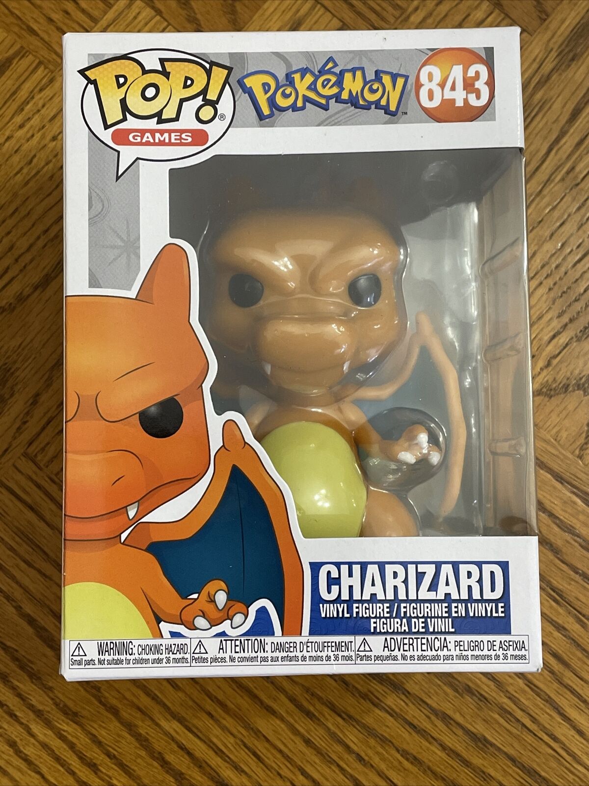 Funko Pop Games Pokemon Tipo Fogo E Voador Charizard 843