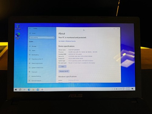 ASUS X551M Laptop - Intel N2920 4GB 128GB SSD - Imagen 3 de 4