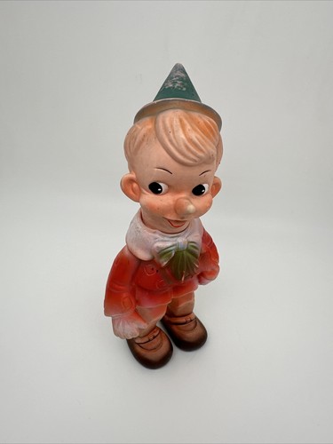 Vintage Pinocchio Toy By Brev Made In Italy Rubber Toy 1950s Era- 9In …103 - Picture 21 of 24