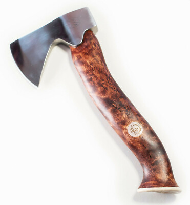 Axt / Tomahawk Karesuando Stoera Aksu Brun Outdoor-Axt  Jagdaxt  Maserbirke