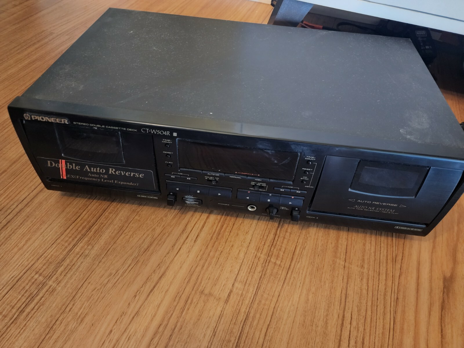 Pioneer CTW504R Double Auto Reverse Double Cassette Deck Vintage