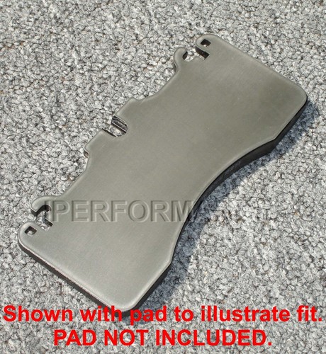 Titanium Brake Pad Shim Heat Shield Set for Lexus LS460 F 2010-2017; 6P Front - Picture 2 of 3