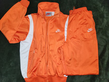 Vintage 80s Nike University Of Tennessee Orange 2 Piece Track Suit Vols Volettes