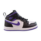 Jordan 1 Mid (Td) Toddlers Shoes Black-Dark Iris 640735-095