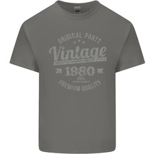Vintage Year 46th Birthday 1980 Mens Cotton T-Shirt Tee Top