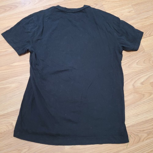 Aeropostale Shirt Women's Sz S Black Crew Neck Short Sleeve Embroidered Logo Tee - Picture 3 of 7