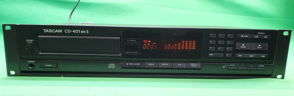 Tascam CD-401 mkII Professional CD Player CD-401MKII | eBay