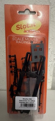 Chassis 1:32 Slot.it HRS2 Sidewinder (Kunststoff) m.Zubehör für Radstand 64-90mm