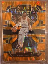 2023-24 Panini Select - Concourse Victor Wembanyama #87 Orange Flash Prizm (RC)