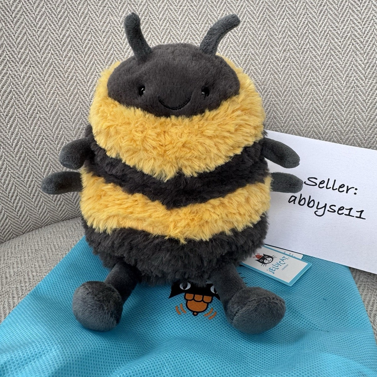 Jellycat Albee Bee - Authentic - Brand New With Tags - Fast Ship