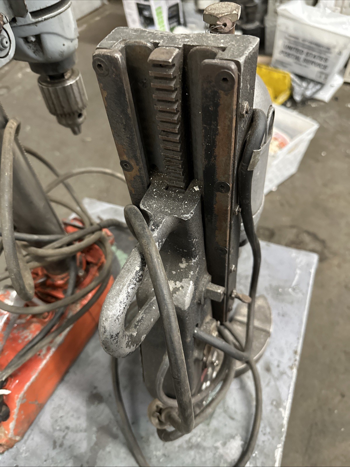 Machinist Bench Magnetic Drill Presses Lot Of 2 Port-O-Mag & Misc. Press