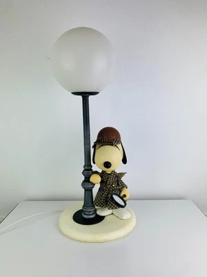RARE lampe vintage Snoopy détective Nliz Italy (Nueva Linea Zero) - Photo 1/4