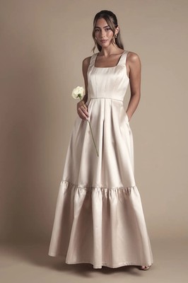 Coast Champagner A-Linien Kleid Damen Brautjungfernkleider