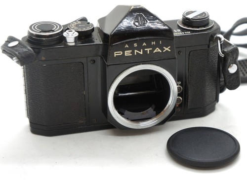 Rare Black Paint Asahi Pentax S1a 35mm SLR camera body only EXC WORKING! - Picture 4 of 8