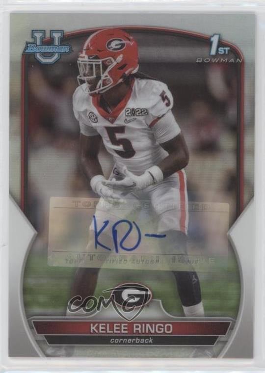 2022 Bowman U Chrome Prospect Refractor /499 Kelee Ringo #68 Auto s1i