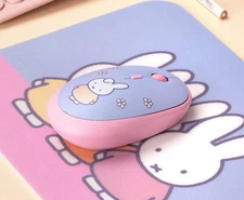 ROYCHE Miffy 3-in-1 Multi-Pairring Mouse +  Mouse Pad Set