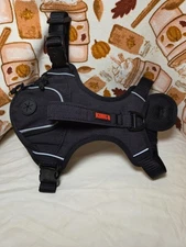 KONG Ultra Durable Black Harness With Waste Bag Pocket 