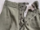 TROUSERS FIELD WOOL SERGE OLIVE GREEN-108 SMALL SHORT M-1951 Army Military Korea — photo 9