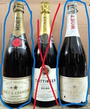 2 Bt. CHAMPAGNE Brut Imperial e Cremant Demi-Sec Moet & Chandon - 750ml (?) !!!