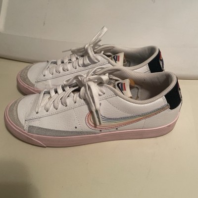 Nike Blazer Low 77'' Vintage Be True Rainbow   womens size 9