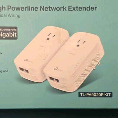 TP-LINK TL-PA9020P KIT AV2000 2000Mbps 2-Port Gigabit Passthrough Kit