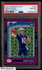 2024 Donruss Optic Pink Velocity Prizm #229 Drake Maye RC Rookie 78/80 PSA 10