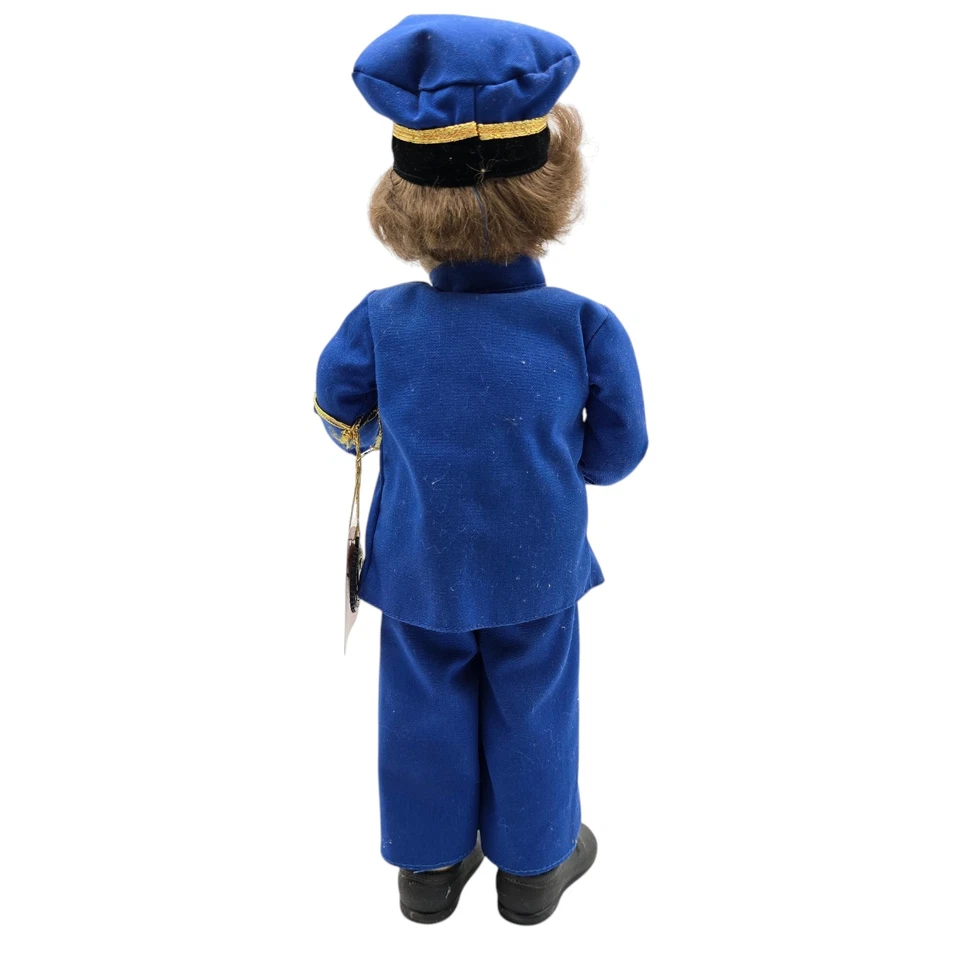 Muñeca coleccionable BRINN'S 1988 oficial de policía 14" con señal de alto, ¡cuando crezca! Foto 4 de 4