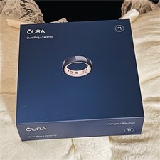 Oura Ring 4 Ceramic Midnight Size 11 Activity Tracker Smart Ring Finger