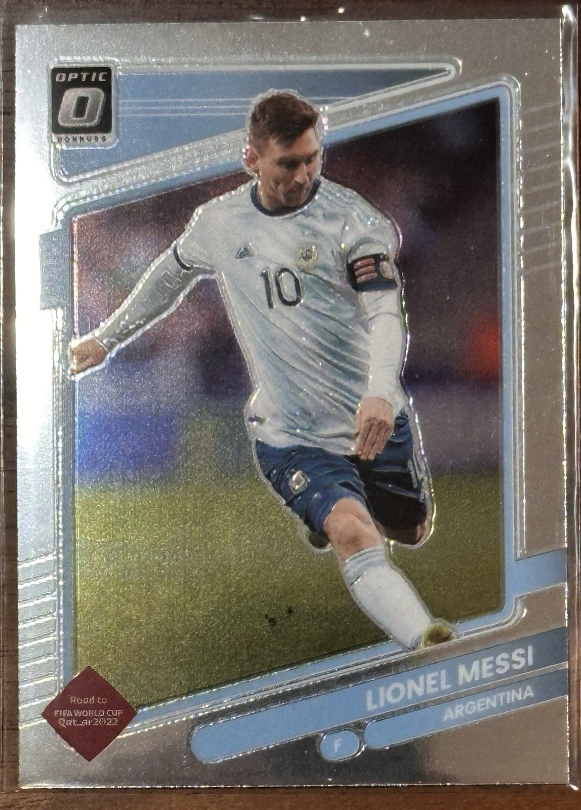 2021-22 Panini Donruss Road to Qatar - Lionel Messi #1 Optic