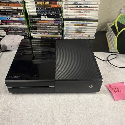 (BAD DISC DRIVE) Microsoft Xbox One 500GB Console - Black See Description