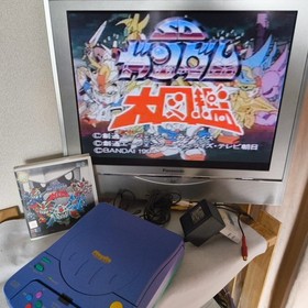 SD GUNDAM DAIZUKAN Bandai PLAYDIA, Game Disk and Box set, Working, Japan