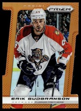 2013-14 Panini Prizm Prizms Orange Die Cut Erik Gudbranson 30/50 Florida
