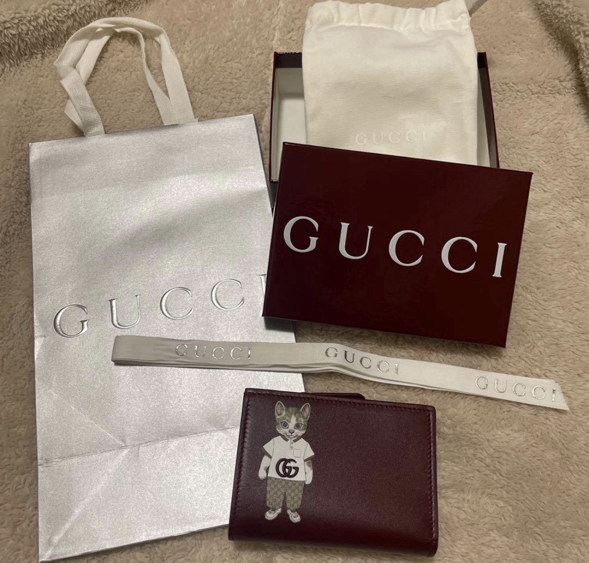 GUCCI x Yuko Higuchi Cat Wallet Japan Exclusive Sold Out Limited