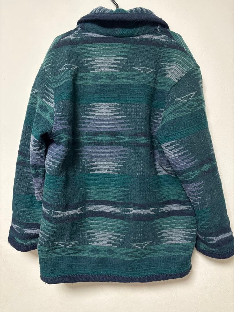 Woolrich Men's Wool Jacket Native Pattern Shawl C… - image 3