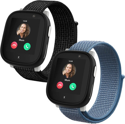 2-Stück Nylon Armbänder für Xplora X6/X6 Pro/Anio 6 Armband für Kinder
