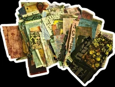 Mystery Scrap Paper Pack - 30 Piece  - Collage, Journaling, Scrapbooking